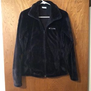 VELOUR COLUMBIA ZIP UP